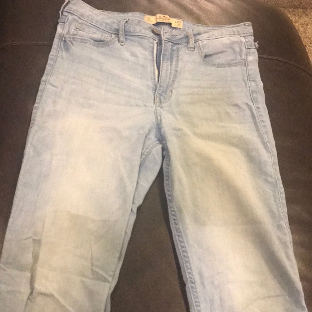 hollister high rise jeans